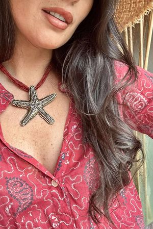 Laundry B Free Spirit Starfish Necklace Gold